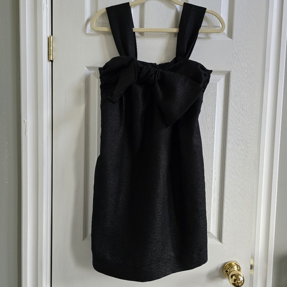 🎃20%OFF🎃 Shimmer Black Mini Cocktail Dress - Picture 4 of 10